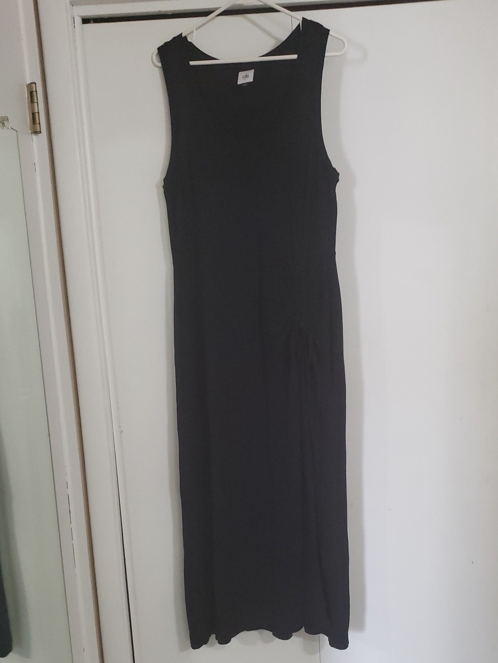 CAbi Black Sleeveless Maxi Dress